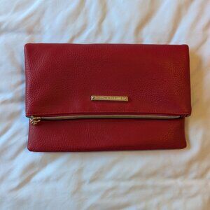 Poppy and Peonies Red Clutch